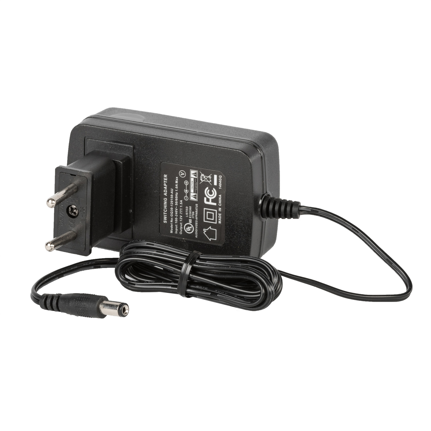 12 volt 1.5 amp AC/DC Adapter for Europe