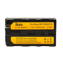 Ikan IBS-550 Sony L Series F550 Compatible Battery Black 