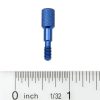 Large Blue Matte Box Filter Screw