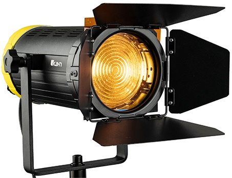 Helia 150 Watt 4 in. Fresnel Bi-Color LED Studio Light w/ DMX - Ikan