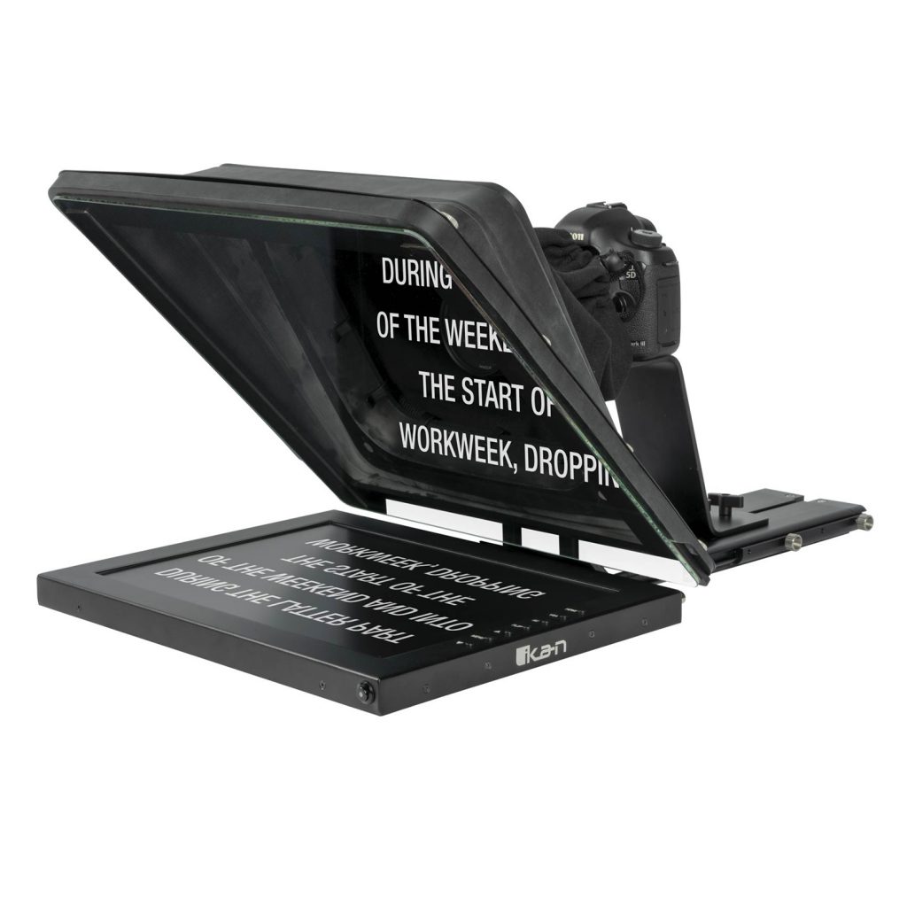 Professional 17" High Bright Beam Splitter Teleprompter Ikan