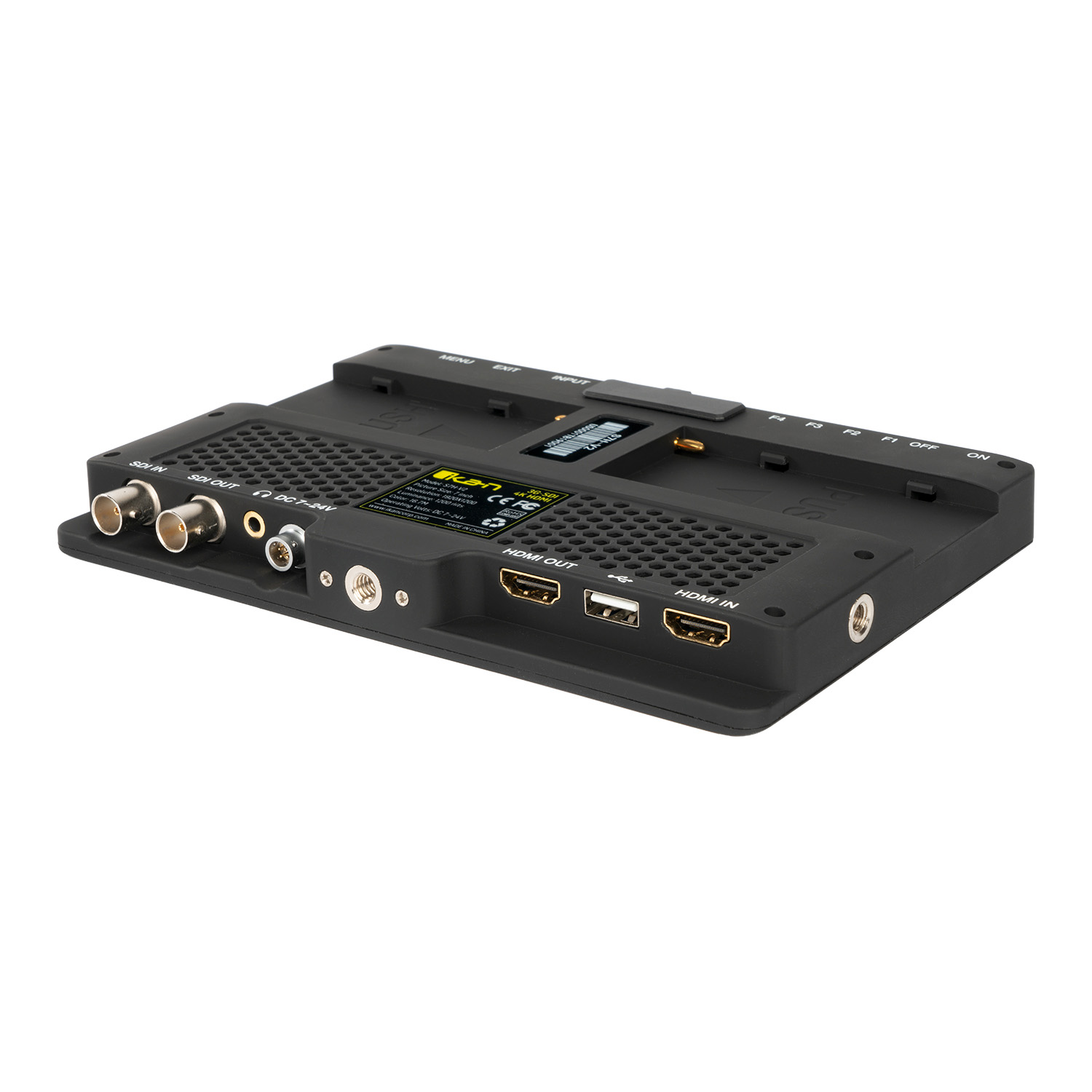 S7H-V2 Ikan Saga 7-Inch High Bright 4K HDMI/3G-SDI On-Camera Field Monitor with 3D LUTs Support 