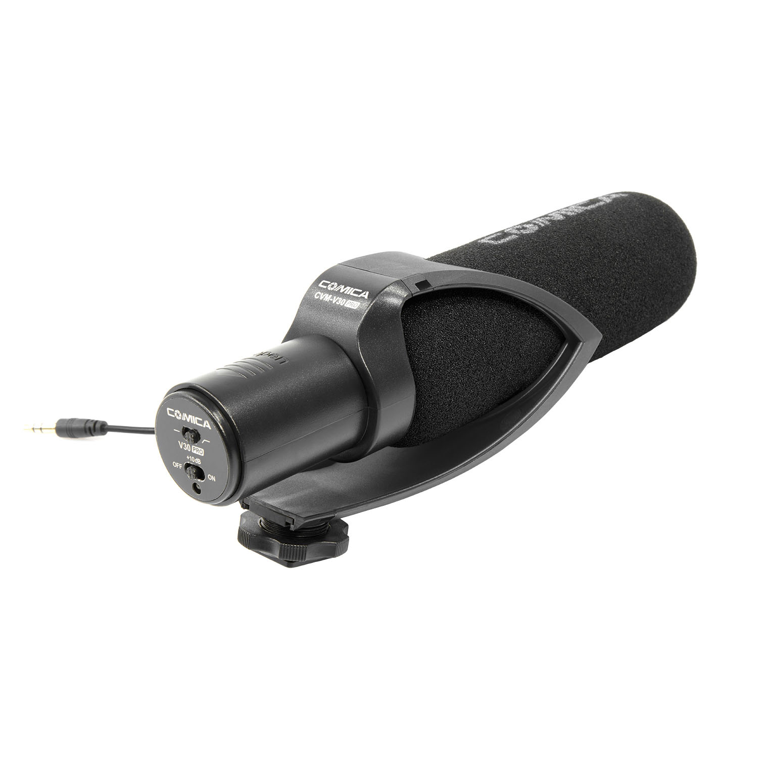 Mini On-Camera Directional Shotgun Mic (Black) (CoMica) - Ikan