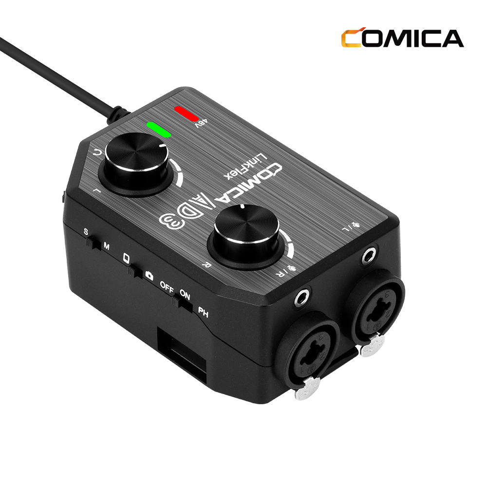 Dual-Channel Audio Mixer for and Smartphone (CoMica) - Ikan