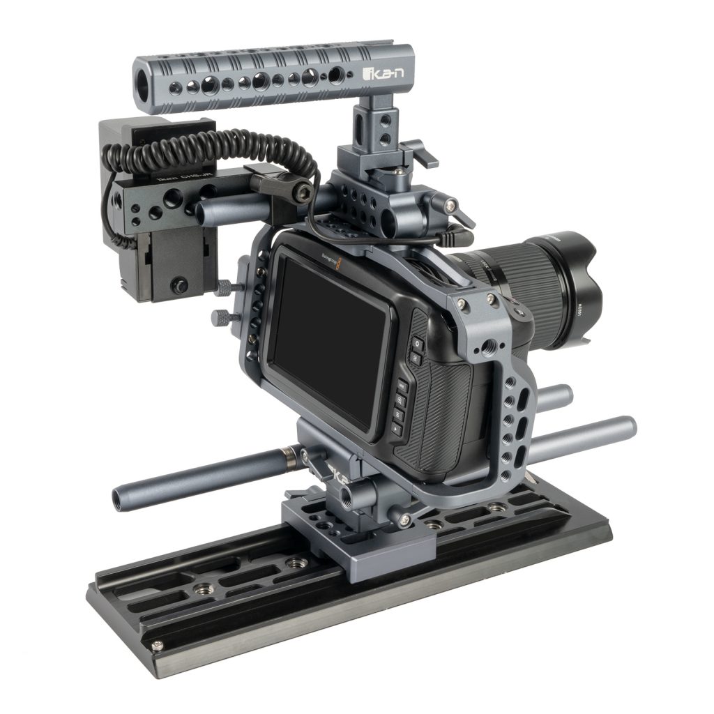 STRATUS Blackmagic Pocket Cinema 4K & 6K Single Rod DV Battery Power ...