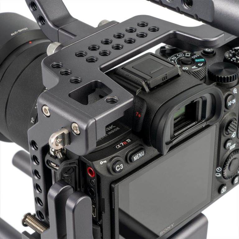 STRATUS Complete Cage for Sony a7R IV & a7III Series Cameras Includes Top Handle, Rods, Base