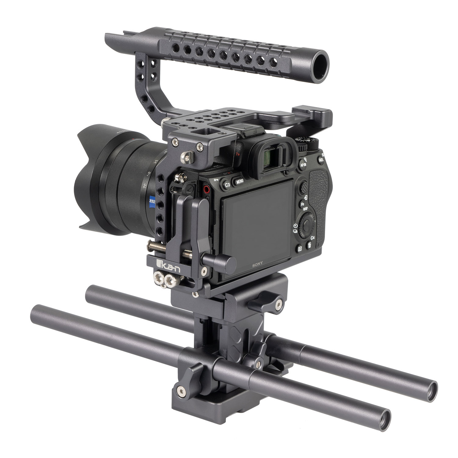 halskæde provokere stribe STRATUS Complete Cage for Sony a7R IV & a7III Series Cameras Includes Top  Handle, Rods, Base, Frame, and Cable Clamp - Ikan