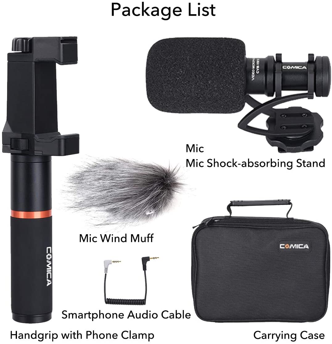 Zunate Mini Microfono per Fotocamera, Microfono Professionale Full Metal  Compatto sulla Fotocamera Mini Shotgun Video Mic Microfono di  Registrazione