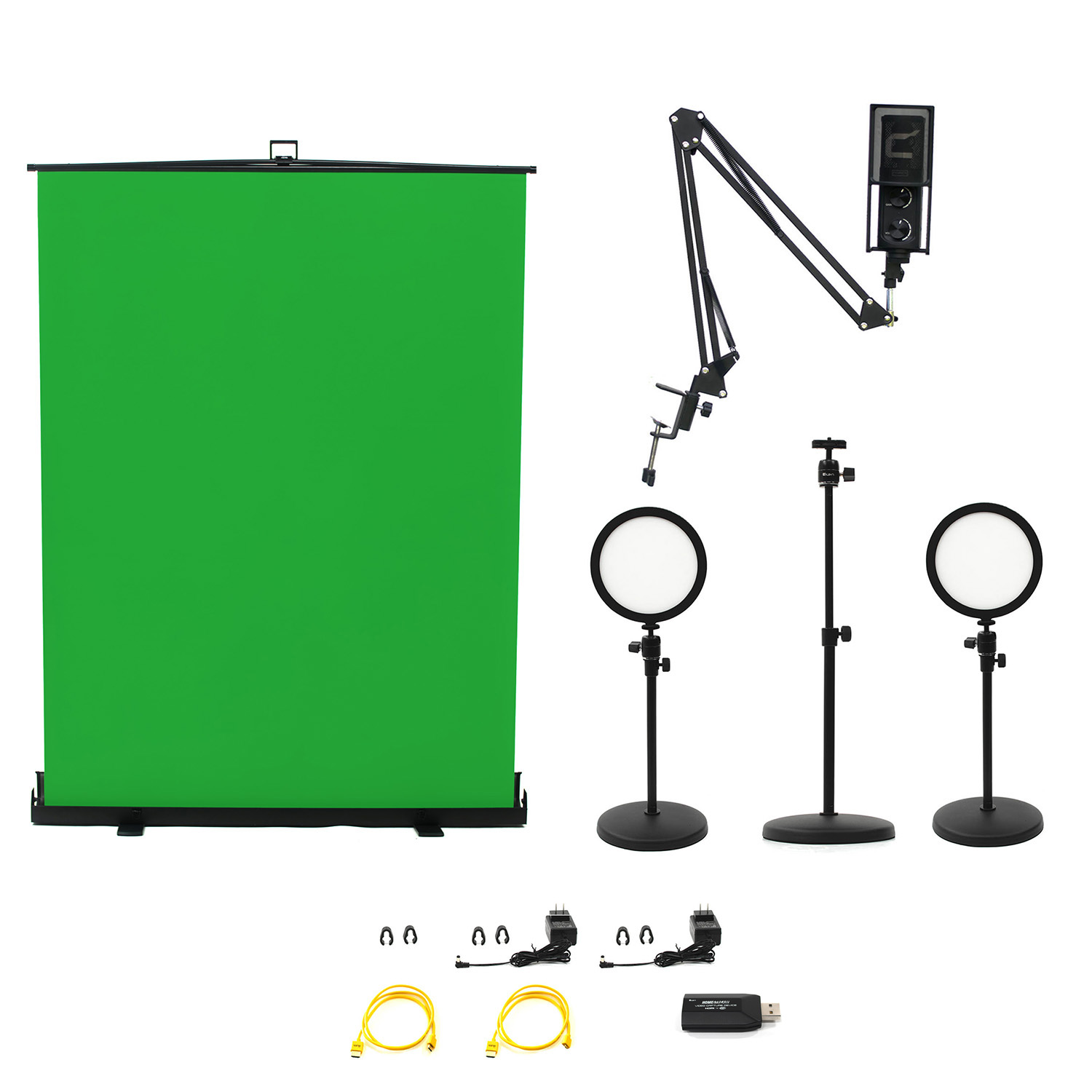 Elgato Retractable Green Screen (Chroma Green, 5 x 6') 10GAF9901