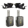 P2P Interview System with 2 x 12” Teleprompter, Hard Case & HDMI Cables