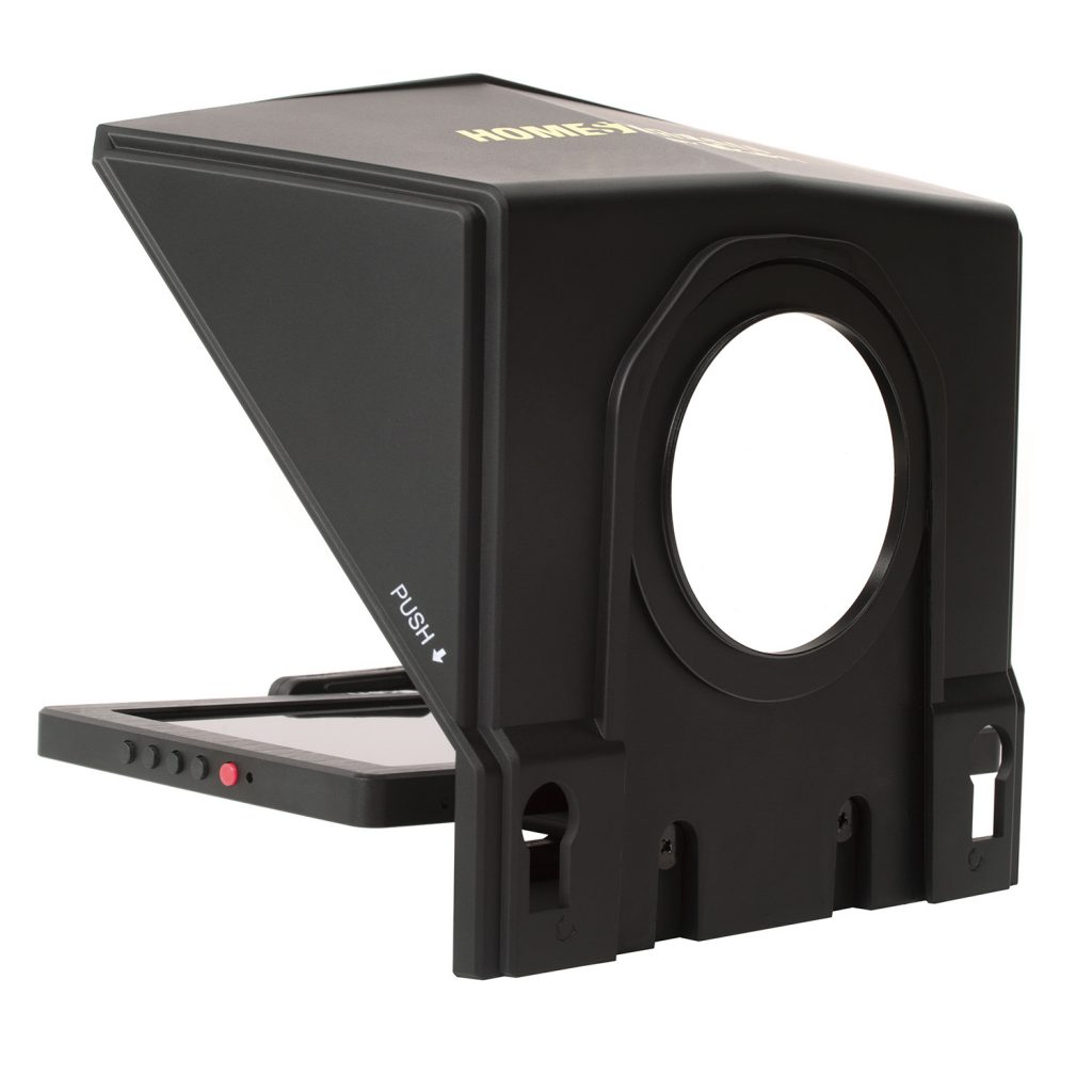 HomeStream Teleprompter with 7" Monitor, Elite Remote, and PrompterPro4 Ikan