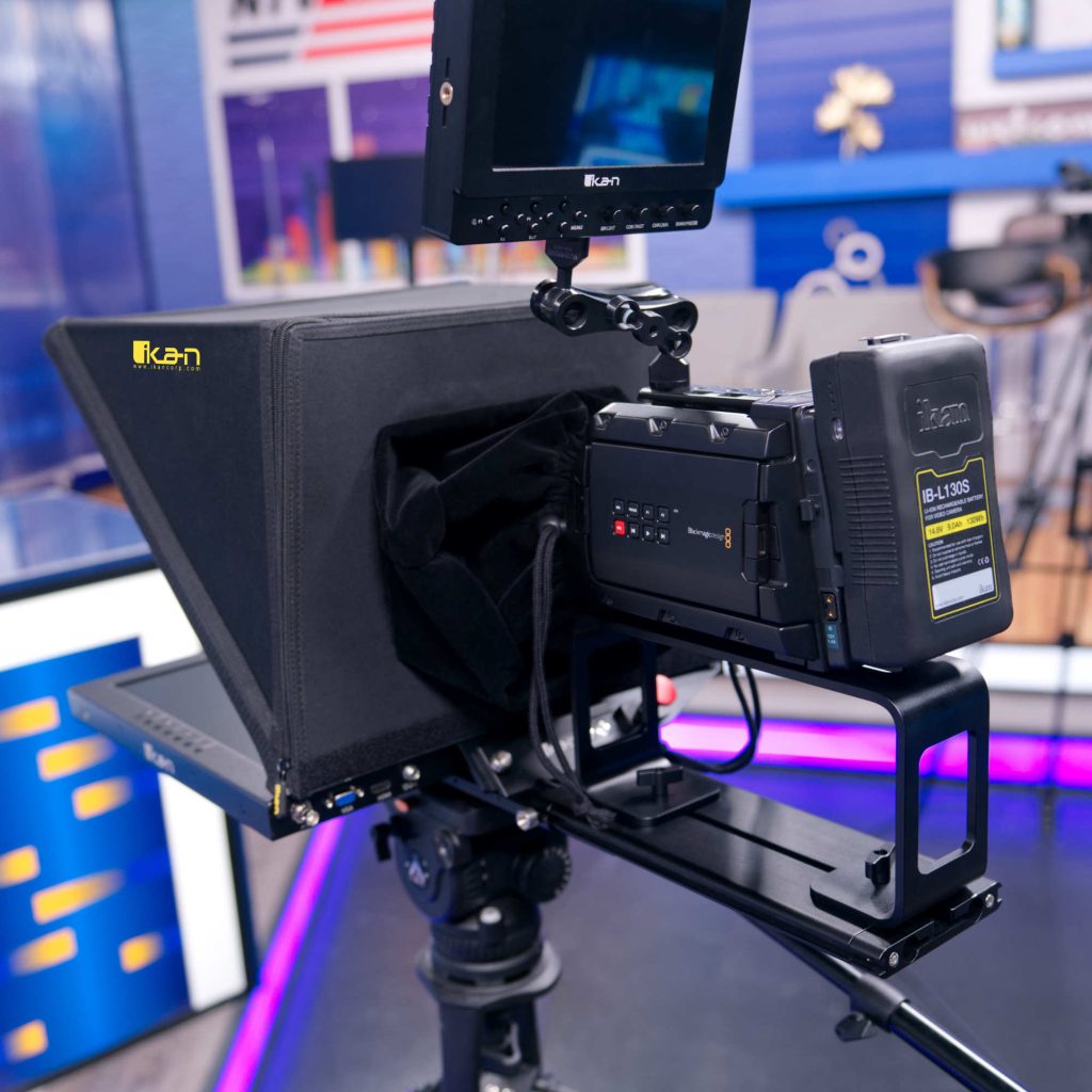 Professional 19" High Bright Beam Splitter Teleprompter Ikan