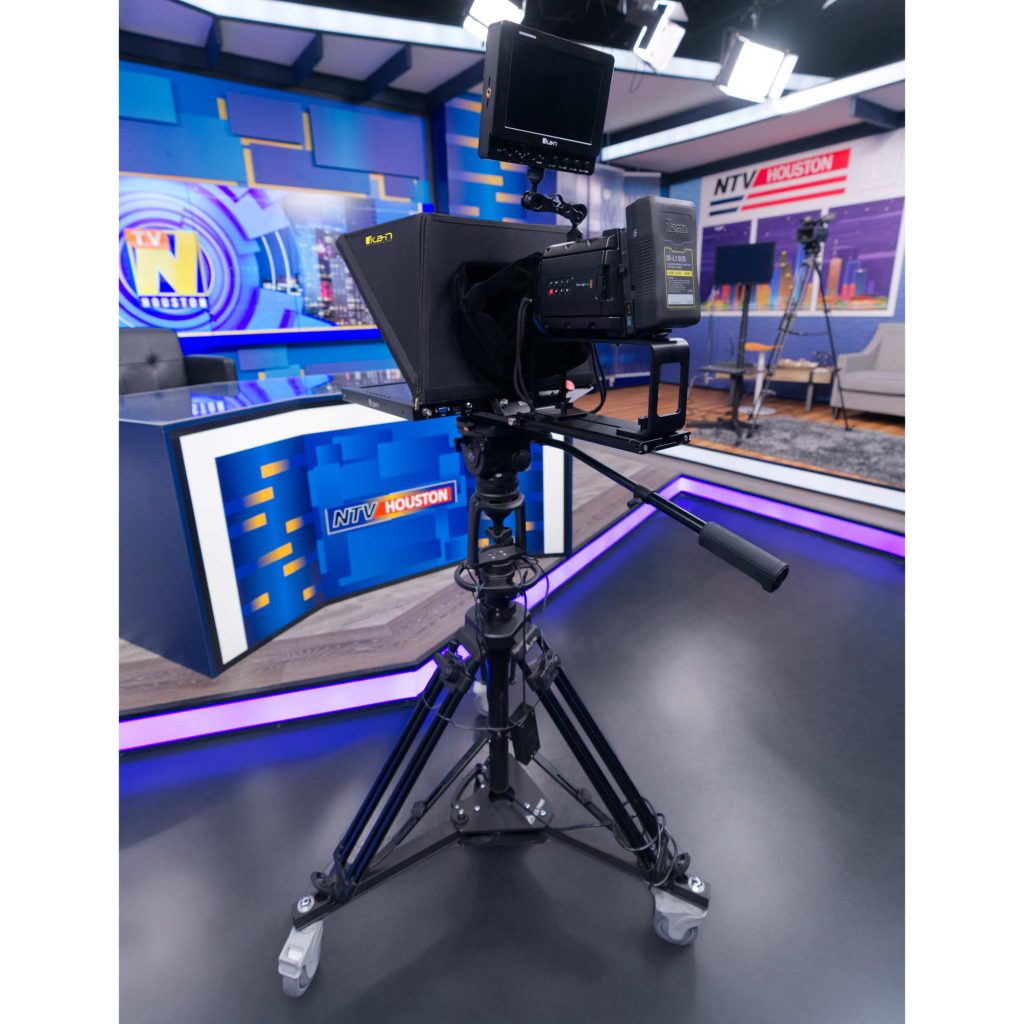 Professional 19" High Bright Beam Splitter Teleprompter Ikan