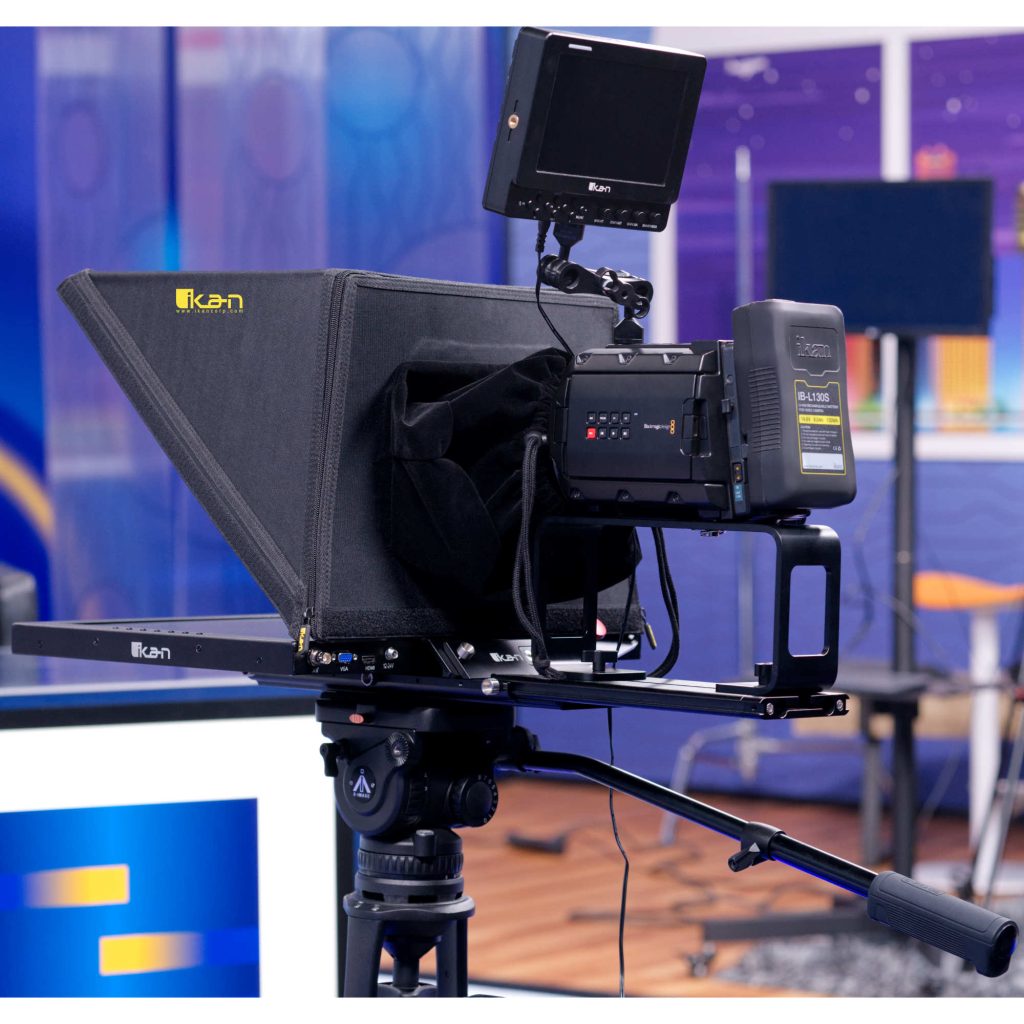 Professional 19" High Bright Beam Splitter Teleprompter Ikan