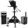 ikan broadcast turnkey solution that includes everything you need teleprompter, pedestal, tripod, dolly, carring case