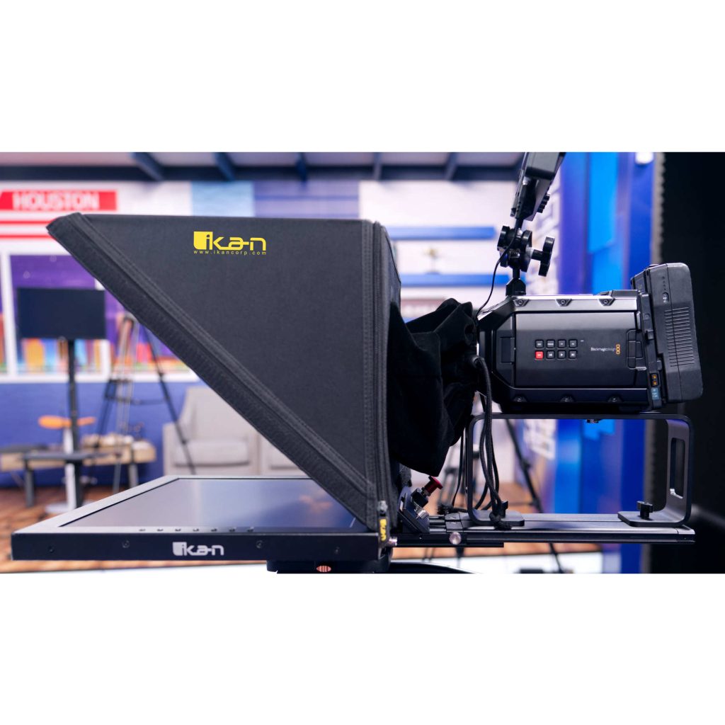 ILOKNZI 20 Inch Teleprompter Aluminum With Remote Control And Free Teleprompter APP Compatible With IOS/Android