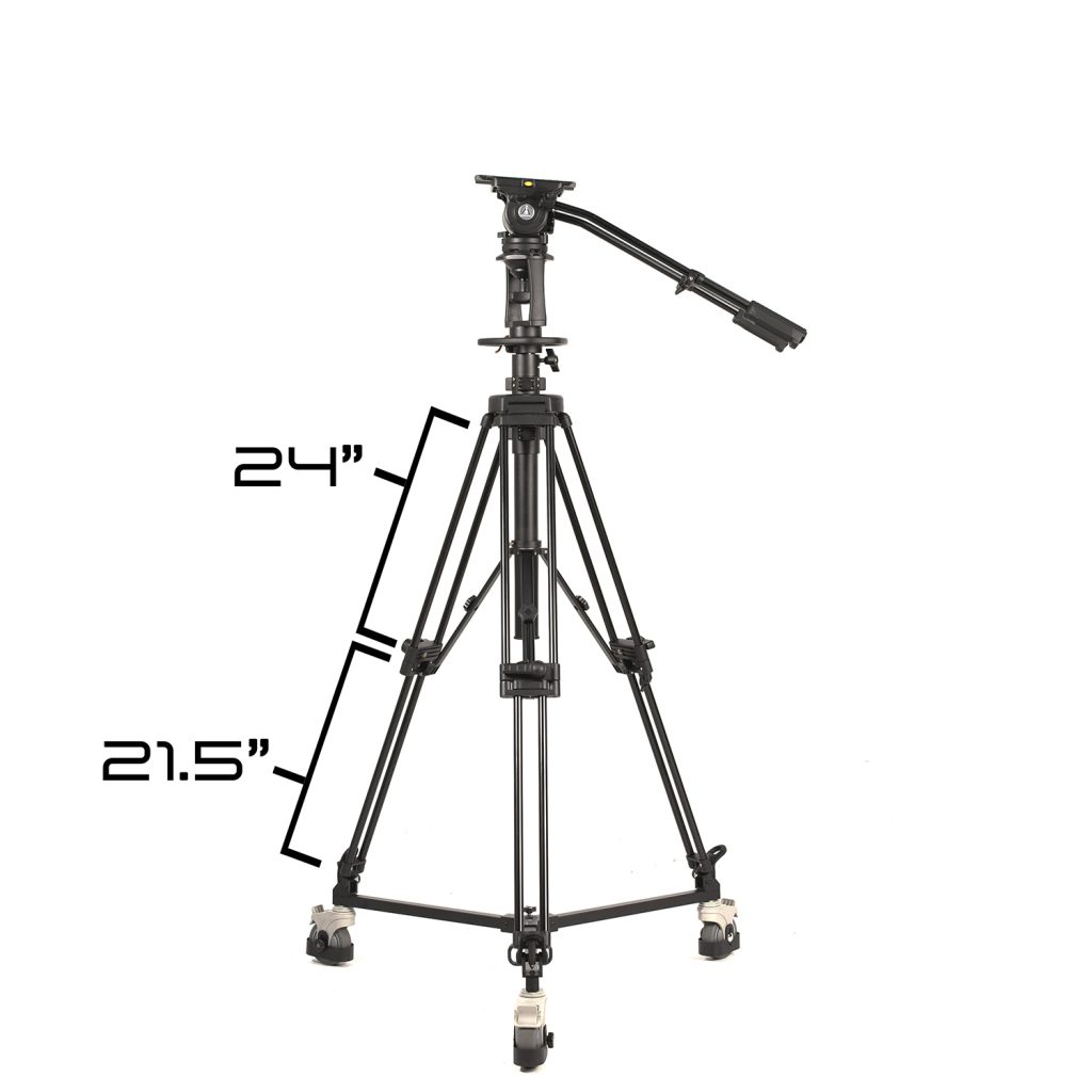 15" SDI Teleprompter, Pedestal & Dolly Turnkey - Ikan