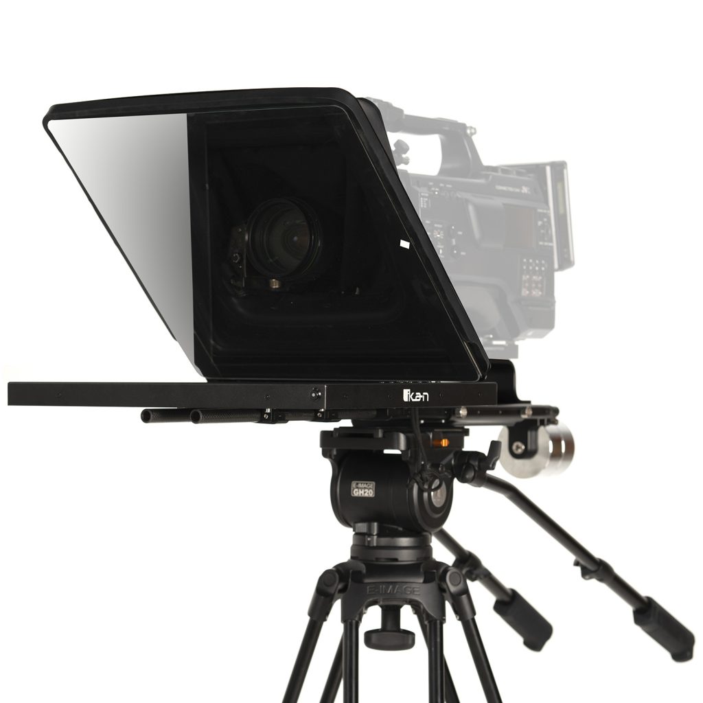 17" Teleprompter, Tripod & Dolly Turnkey w/ Travel Case Ikan