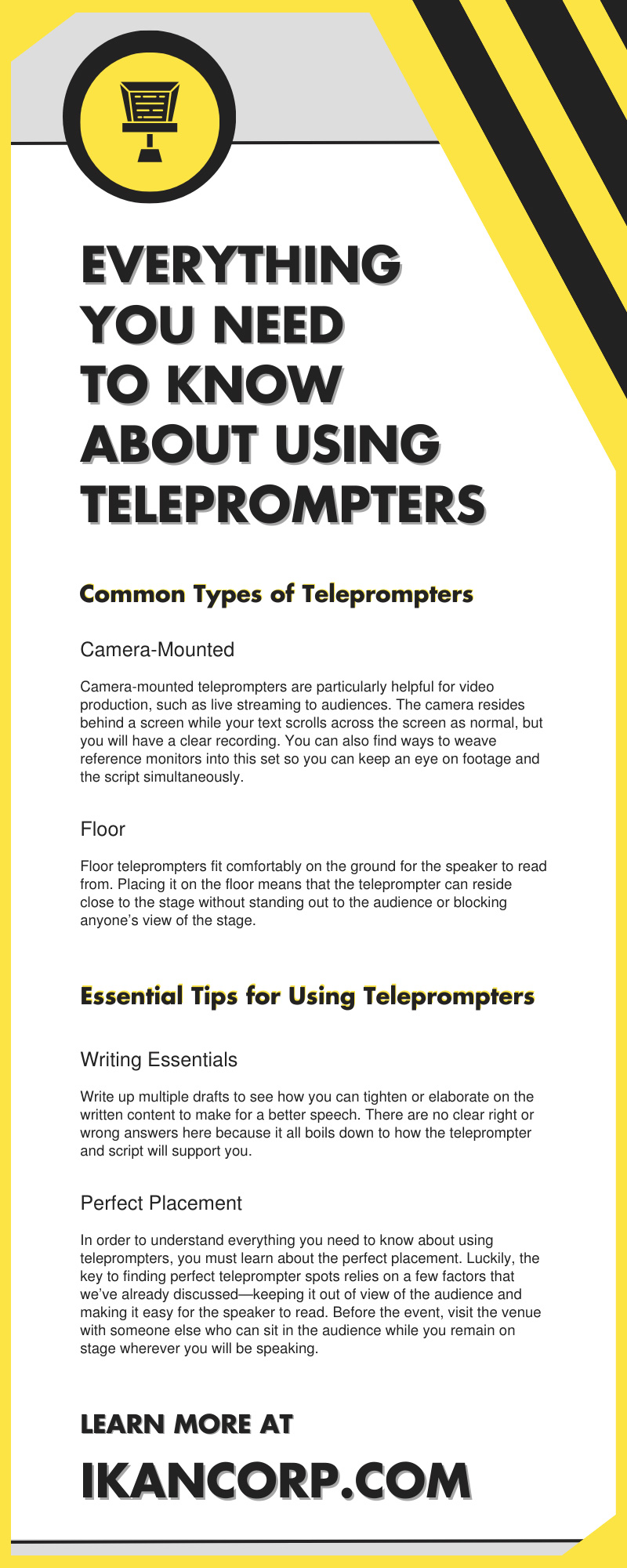 Everything You Need To Know About Using Teleprompters
