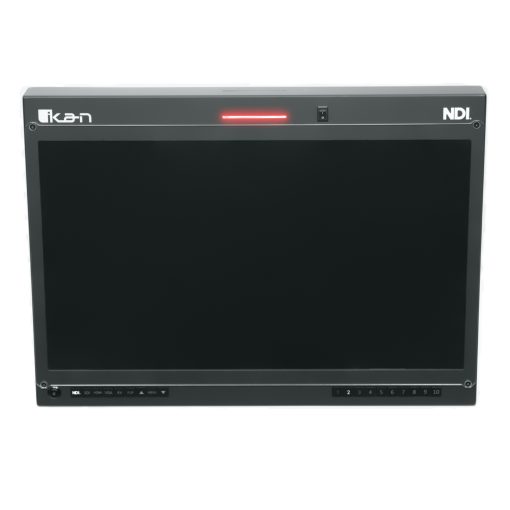 NDI monitor, teleprompter monitor, NDI teleprompter monitor, tally monitor, NDI tally, full NDI, rack mounted monitor, rack mount