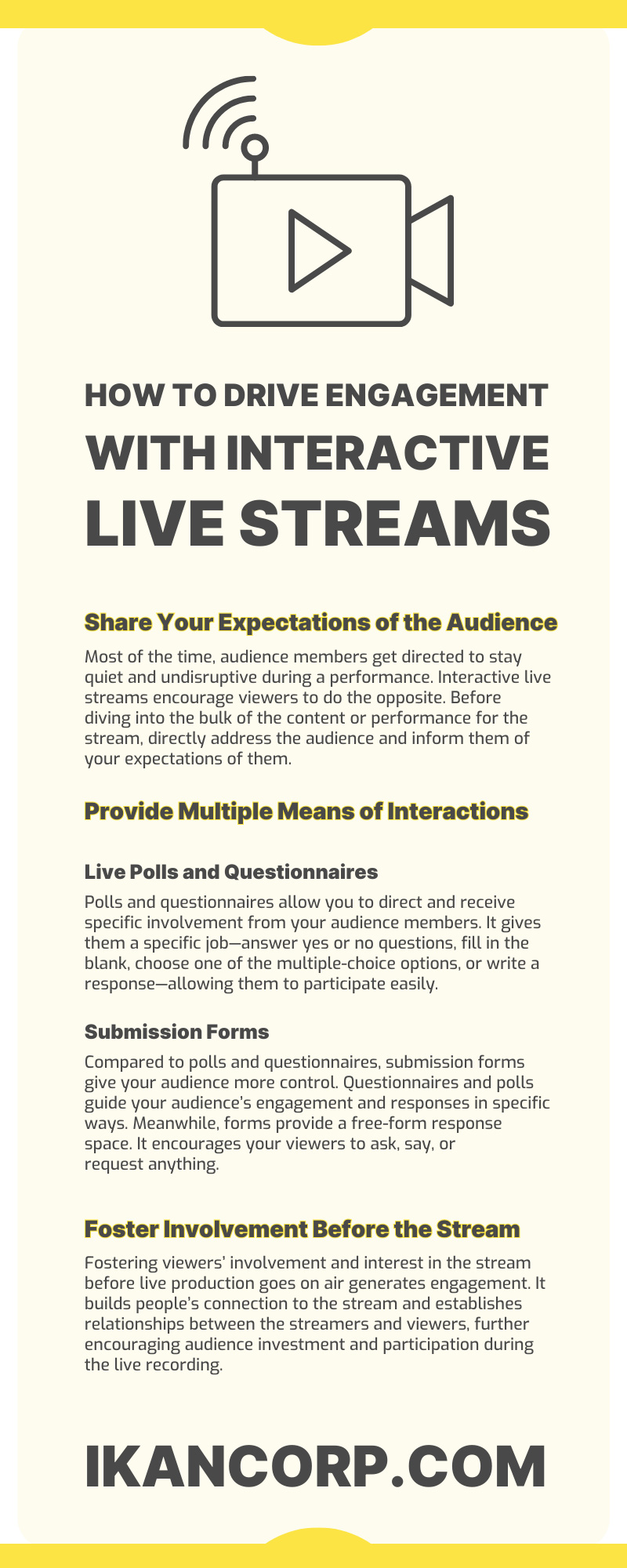 How To Drive Engagement With Interactive Live Streams