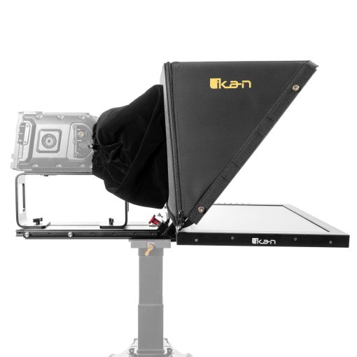 PT4900-V2, PT4900S-V2, Professional 19-inch high-bright teleprompter featuring a 1000 nit monitor, high-quality 70/30 beam splitter glass, lightweight aluminum chassis, and a screen readable from up to 25 feet. It includes multiple camera mounting options, an adjustable base for easy balancing, and reusable foam for transport. Suitable for various cameras including camcorders, DSLR, and mirrorless. Comes with PrompterPro software for MAC & PC and supports SDI, HDMI, composite, and VGA inputs.