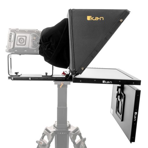 PT4900-V2, PT4900S-V2, PT4900-TM-V2, 5 PT4900S-TM-V2, Professional 19-inch high-bright teleprompter featuring a 1000 nit monitor, high-quality 70/30 beam splitter glass, lightweight aluminum chassis, and a screen readable from up to 25 feet. It includes multiple camera mounting options, an adjustable base for easy balancing, and reusable foam for transport. Suitable for various cameras including camcorders, DSLR, and mirrorless. Comes with PrompterPro software for MAC & PC and supports SDI, HDMI, composite, and VGA inputs.