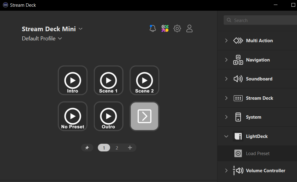 Light Deck Stream Deck