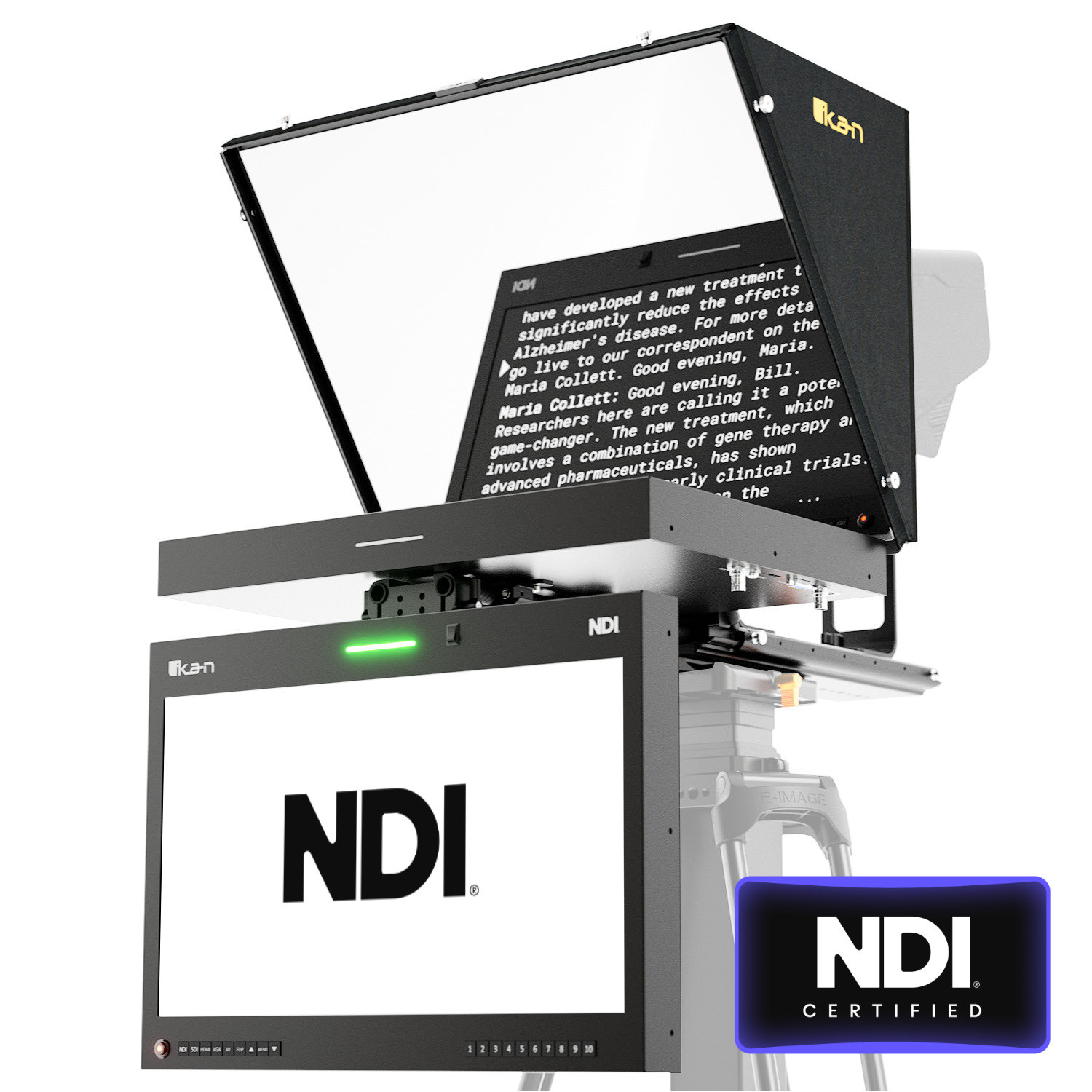 NDI Teleprompter Monitor