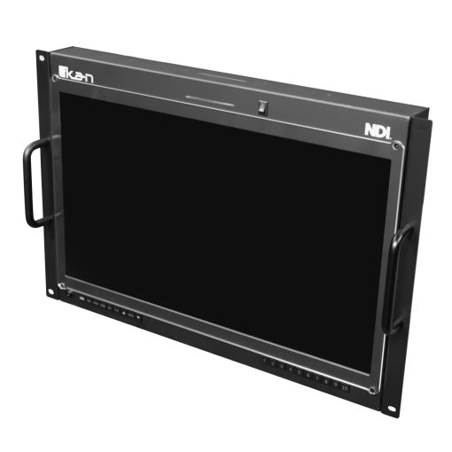 Rack mount NDI monitor, rack mount, rack-mounted NDI monitor,