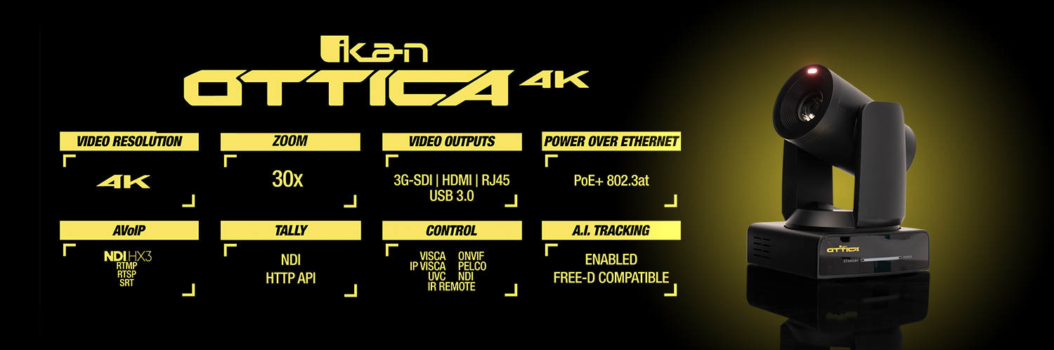 Banner OTTICA 4K 30x all features banner