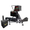 19" 4:3 PTZ Teleprompter w/ 16:9 Talent Monitor, Motorized Pedestal & Dolly Turnkey, Travel Kit