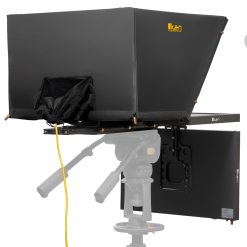 PTZ Teleprompter for Corporate AV and podcast studios – professional PTZ camera teleprompter providing clear script delivery and natural eye contact for high-quality video production