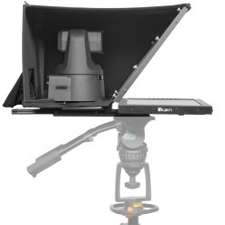 PTZ Teleprompter for Corporate AV and podcast studios – professional PTZ camera teleprompter providing clear script delivery and natural eye contact for high-quality video production