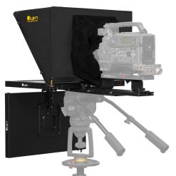 PTZ Teleprompter for Corporate AV and podcast studios – professional PTZ camera teleprompter providing clear script delivery and natural eye contact for high-quality video production