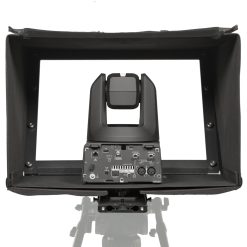 PTZ Teleprompter for Corporate AV and podcast studios – professional PTZ camera teleprompter providing clear script delivery and natural eye contact for high-quality video production