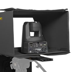 PTZ Teleprompter for Corporate AV and podcast studios – professional PTZ camera teleprompter providing clear script delivery and natural eye contact for high-quality video production