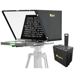 Aura™ Professional 17 in. High Bright SDI PTZ Teleprompter w/ Travel Kit