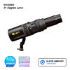Lyra POE Bi-Color Ellipsoidal LED Light w/ ArtNet and sACN DMX (Includes 21 Degree Lens)