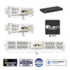 Lyra POE Low Profile Bi-Color Led Light w/ Netgear PoE++ Switch Bundle (Mix) (White)